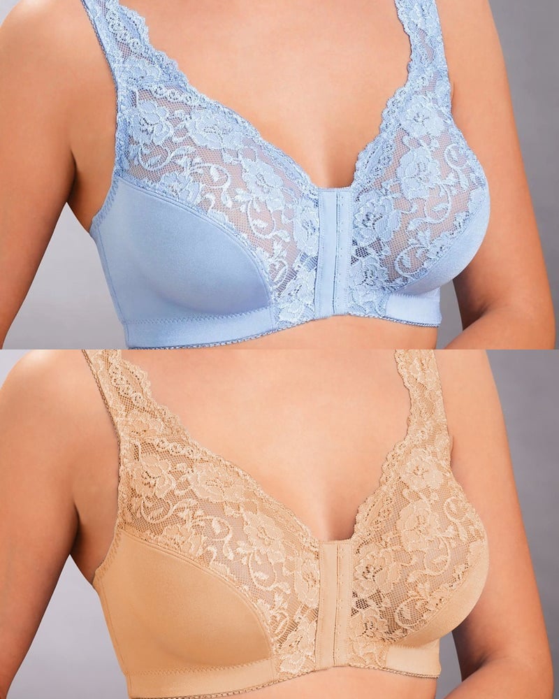 πBuy 1 Get 1 FREEπ - Front Hook Stretch-lace Bra
