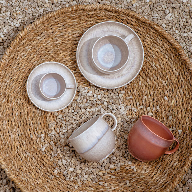 Perlmutt Sand - Kaffeetasse (2er Set)