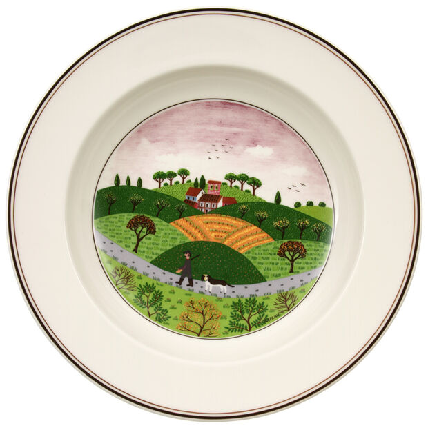 Design Naif - Suppenteller Jäger (6er-Set)