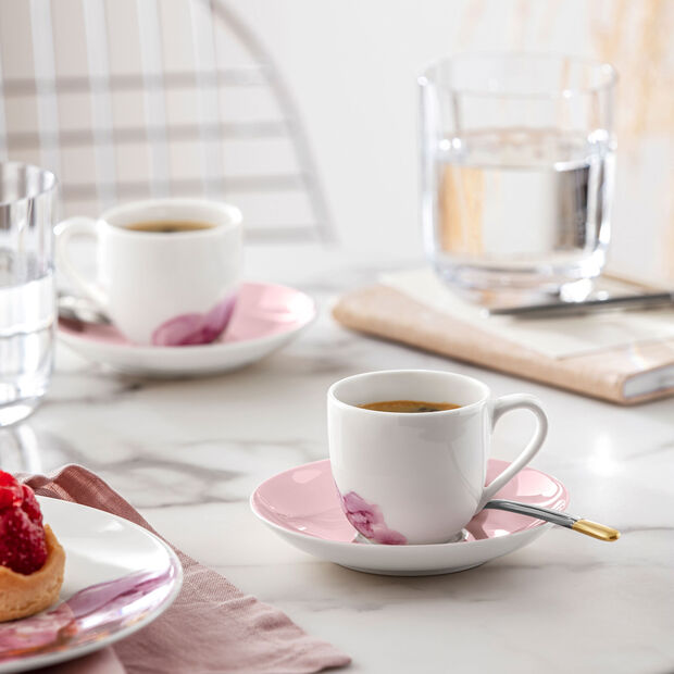Rose Garden - Espressountertassen (4er-Set)