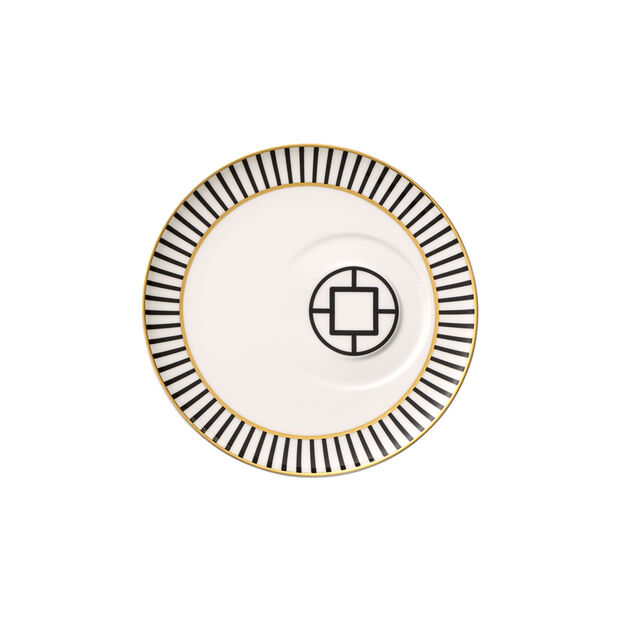 Metro Chic - Tazza da caffè con piattino (Set da 6)
