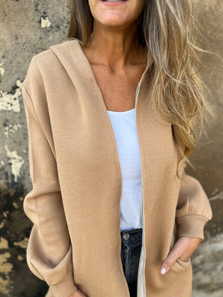 SVENDITA FINALE🔥 Giacca Casual a Maniche Lunghe con Cerniera e Collo Rotondo