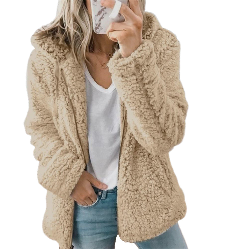 🔥ULTIMO GIORNO 50% DI SCONTO🔥 Cappotto di Lana con Cappuccio da Donna