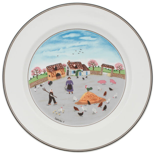 Design Naif - Speiseteller Country Yard (6er-Set)