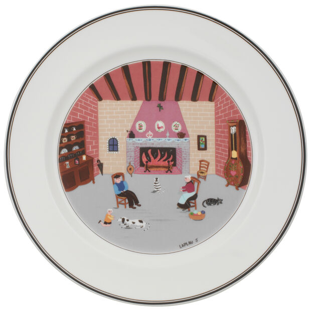 Design Naif - Speiseteller Kamin (6er Set)