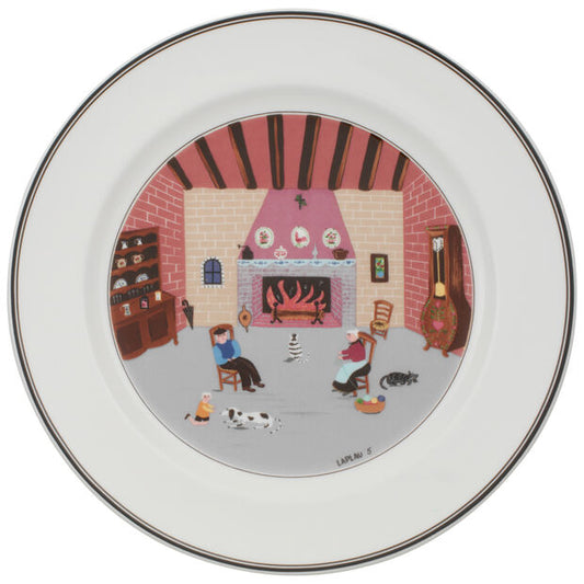 Design Naif - Speiseteller Kamin (6er Set)