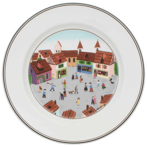 Design Naif - Salatteller Village (6er Set)