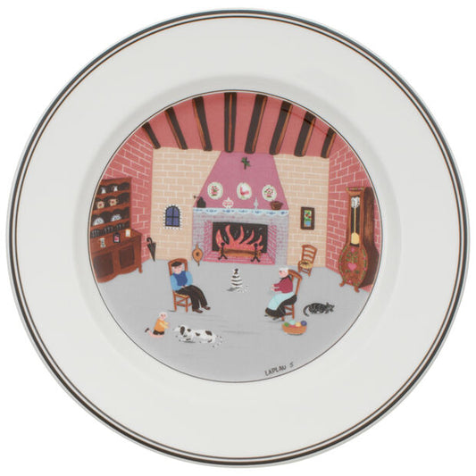 Design Naif - Salatteller Kamin (6er-Set)