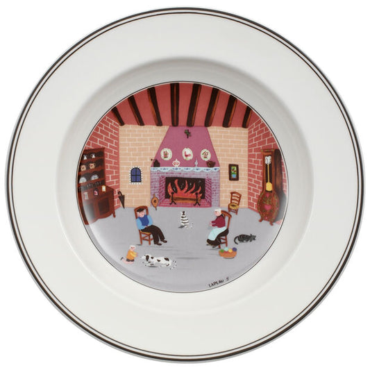 Design Naif - Suppenteller Kamin (6er Set)