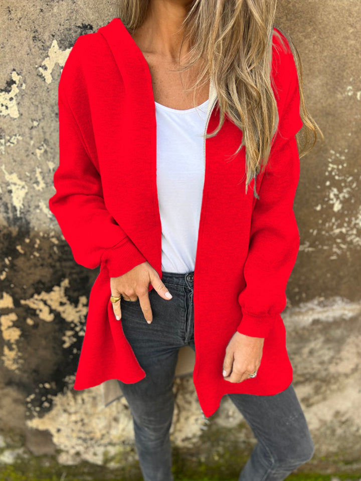SVENDITA FINALE🔥 Giacca Casual a Maniche Lunghe con Cerniera e Collo Rotondo
