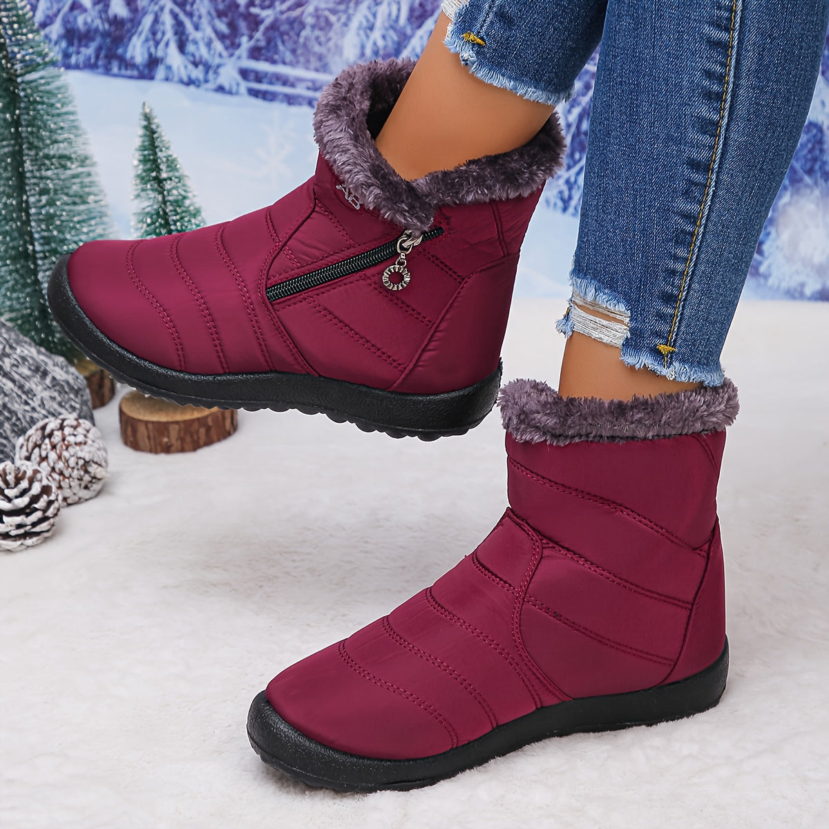 🔥Ultimo Giorno Promozione Sconto 50% - Stivali Ortpedici Invernali Comodi Impermeabili Antiscivolo da Donna