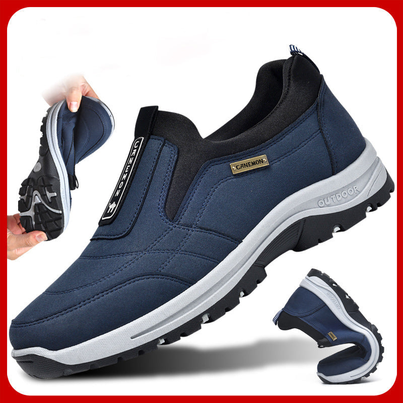 [🔥Authenticity Guaranteed] Men's Comfortable Waterproof Breathable Anti-Sprain Orthopedic Hiking Shoes