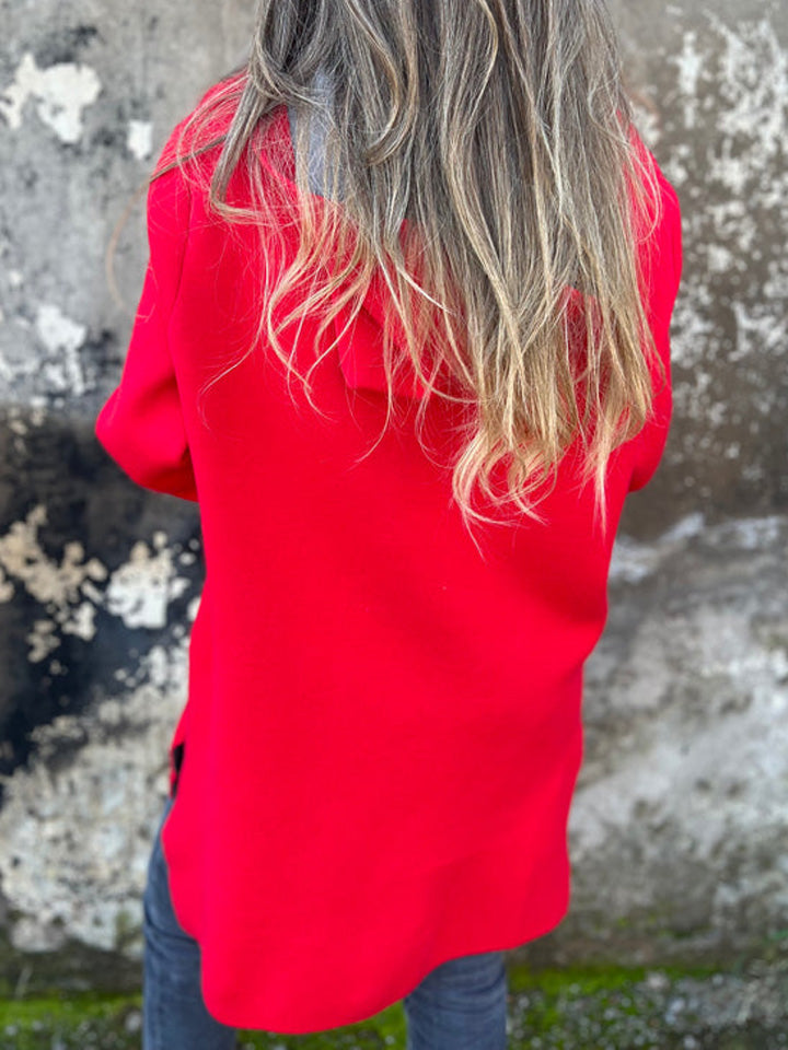 SVENDITA FINALE🔥 Giacca Casual a Maniche Lunghe con Cerniera e Collo Rotondo
