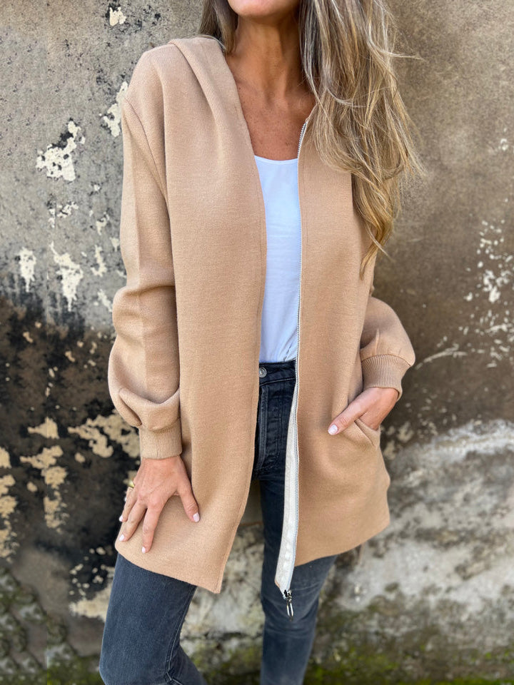 SVENDITA FINALE🔥 Giacca Casual a Maniche Lunghe con Cerniera e Collo Rotondo