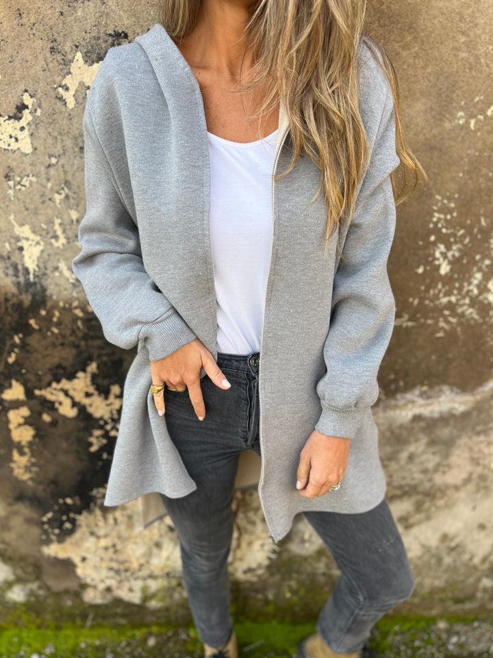 SVENDITA FINALE🔥 Giacca Casual a Maniche Lunghe con Cerniera e Collo Rotondo