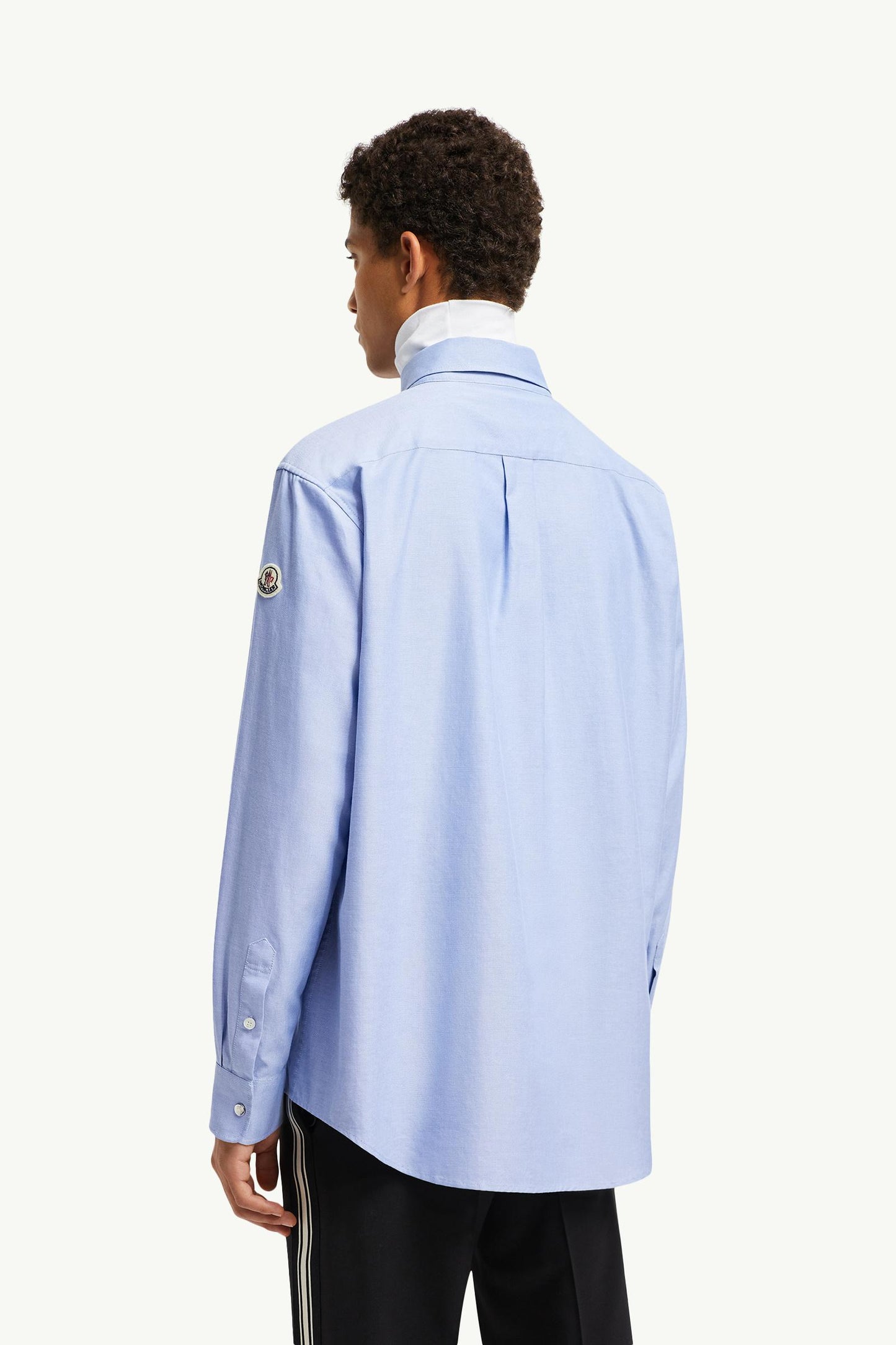 Embroidered Logo Oxford Cotton Shirt