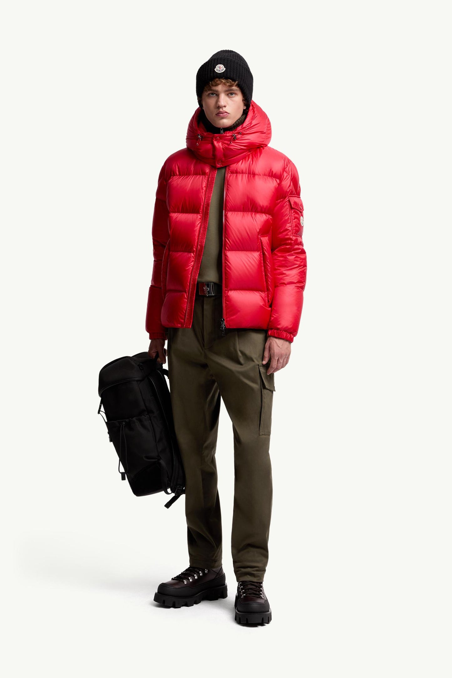 Cotton Gabardine Cargo Trousers