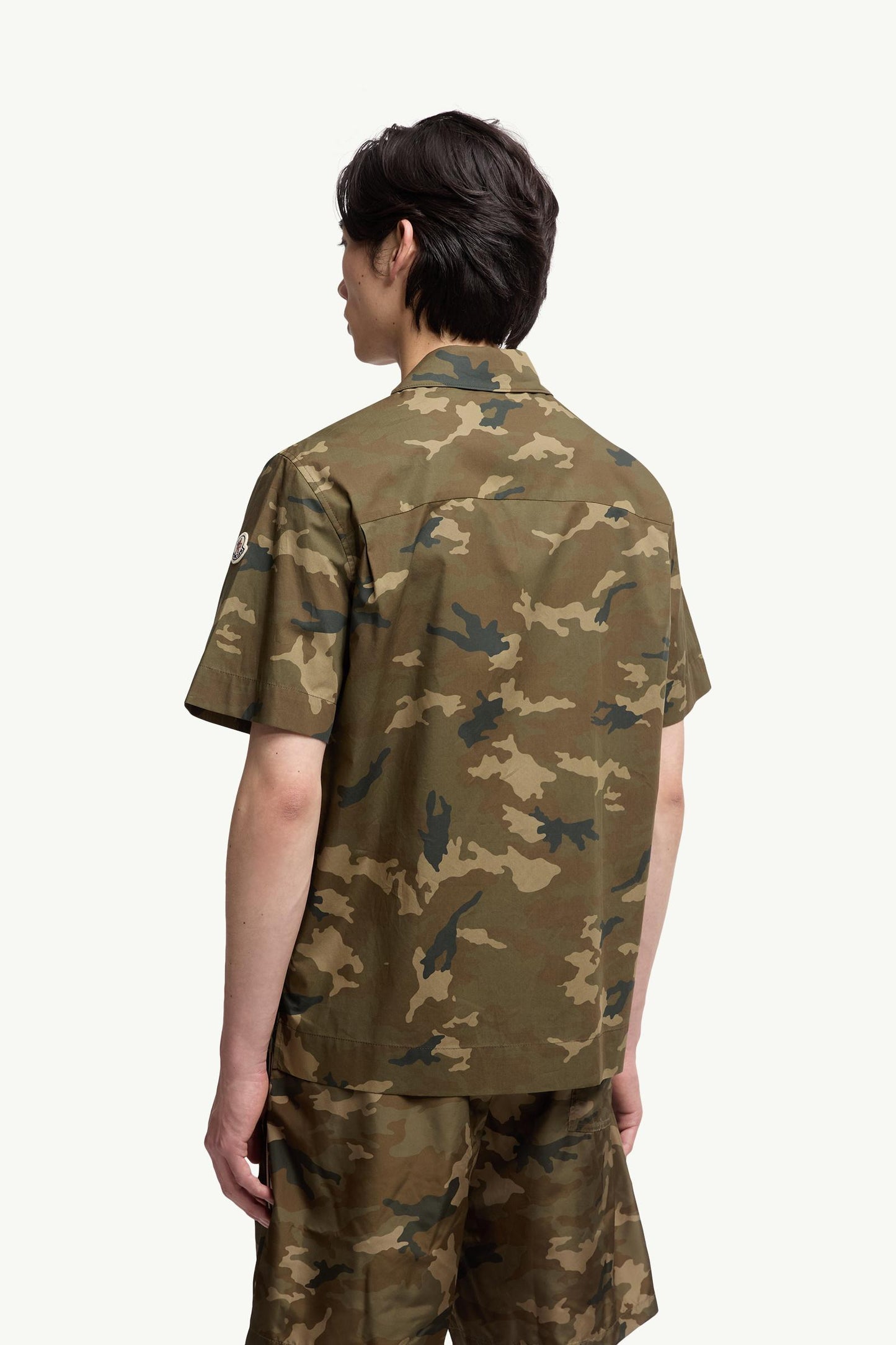Printed Cotton Short Sleeve Shirt