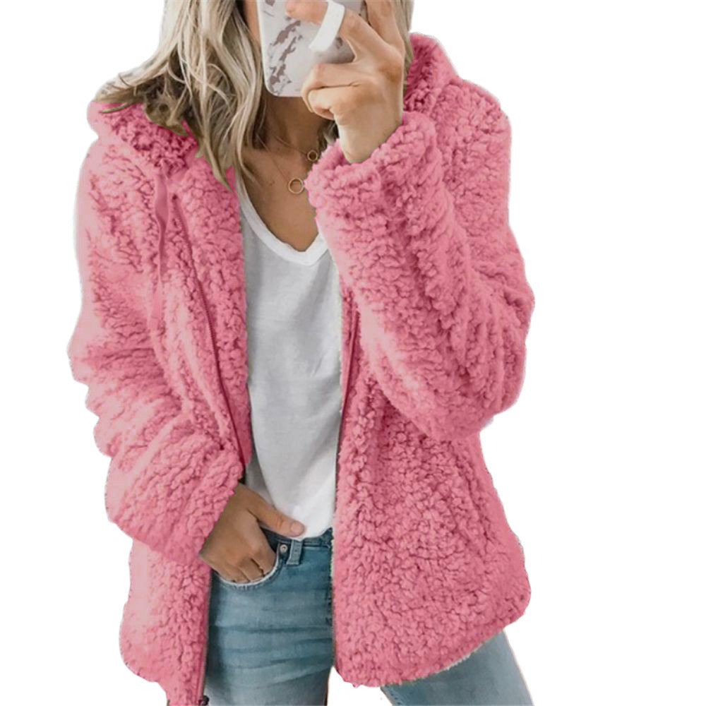🔥ULTIMO GIORNO 50% DI SCONTO🔥 Cappotto di Lana con Cappuccio da Donna