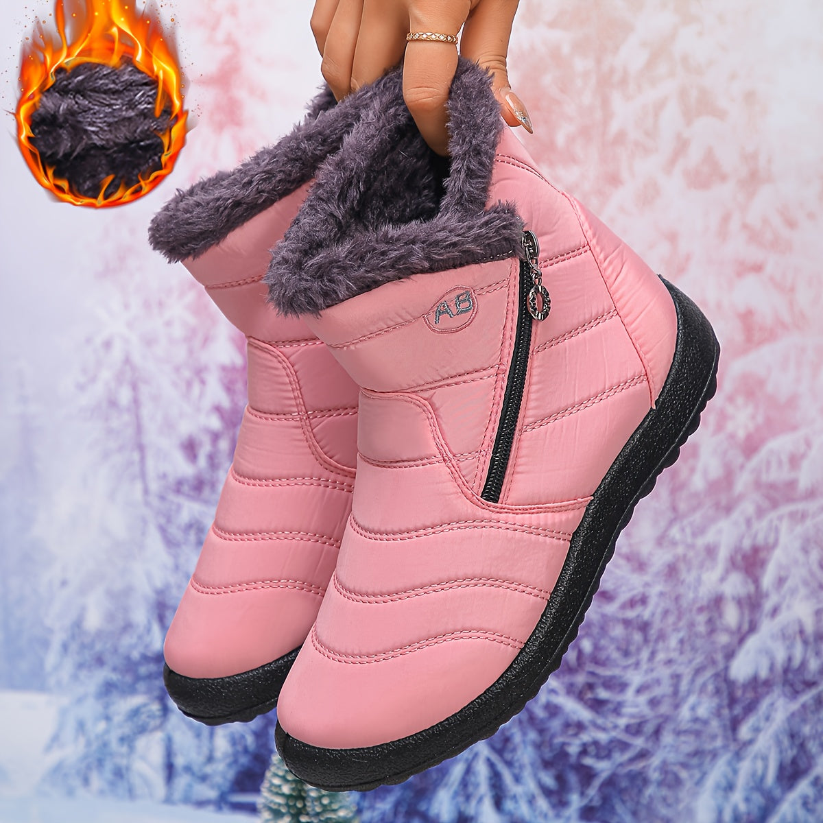 🔥Ultimo Giorno Promozione Sconto 50% - Stivali Ortpedici Invernali Comodi Impermeabili Antiscivolo da Donna