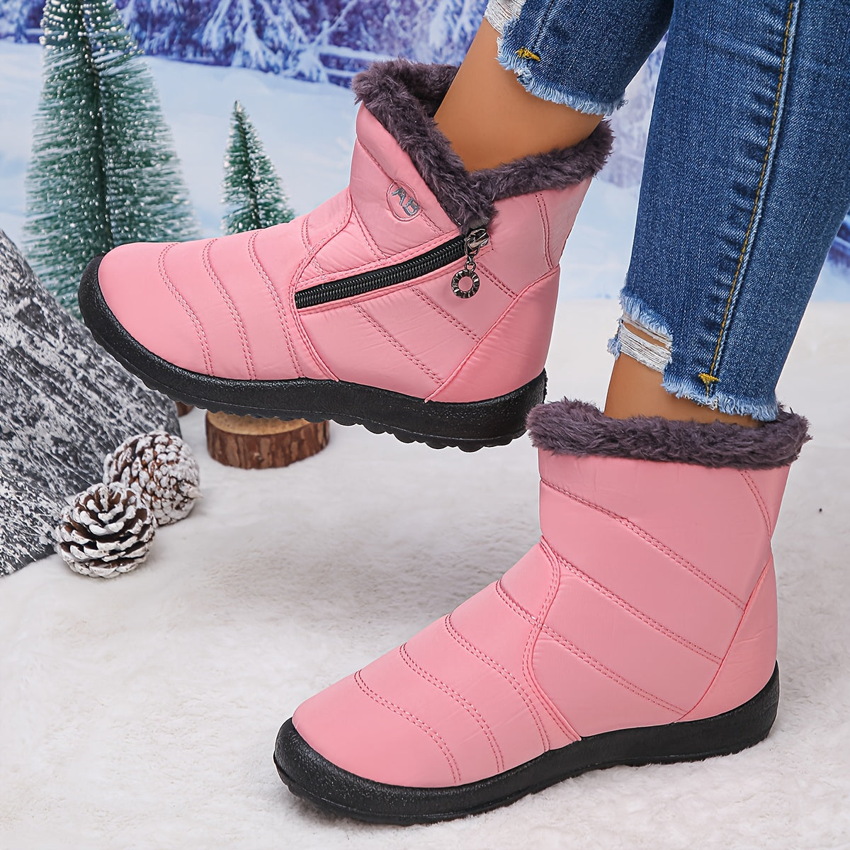 🔥Ultimo Giorno Promozione Sconto 50% - Stivali Ortpedici Invernali Comodi Impermeabili Antiscivolo da Donna