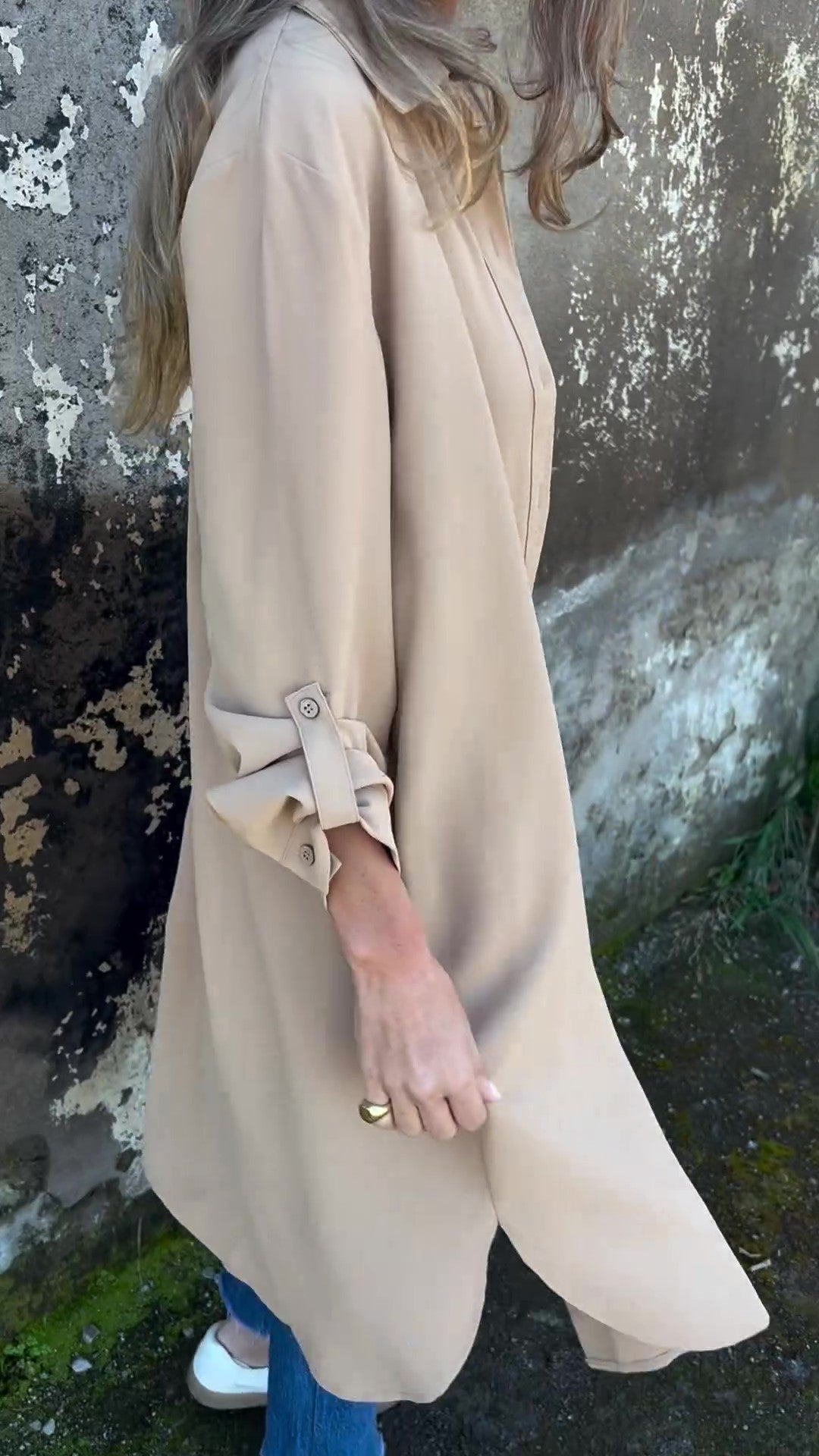 🔥ULTIMO GIORNO SCONTO 50%🔥Giacca da donna casual a maniche lunghe con risvolto in tinta unita