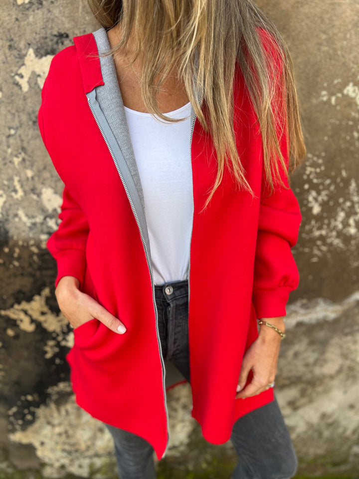SVENDITA FINALE🔥 Giacca Casual a Maniche Lunghe con Cerniera e Collo Rotondo